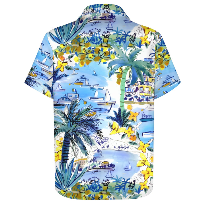 Men's Hawaiian Casual Short Sleeve Shirt 2403000594