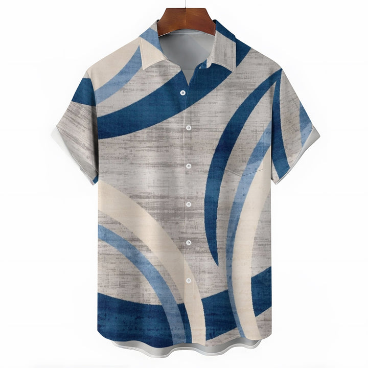 Men's Casual Short Sleeve Shirt 2405000686