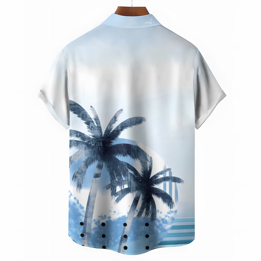 Men's Hawaiian Vacation Casual Short Sleeve Shirt 2404000706