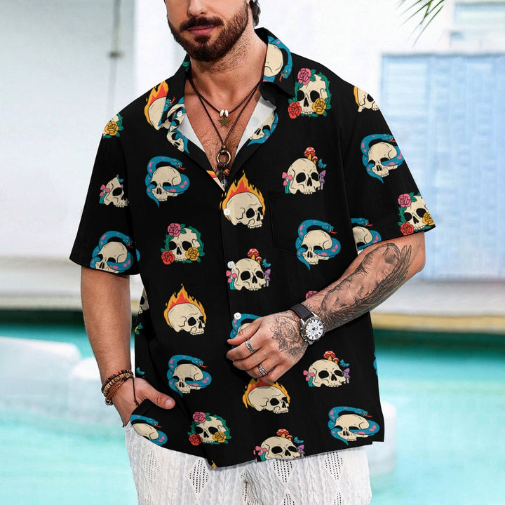 Men's Hawaiian Casual Short Sleeve Shirt 2409006837