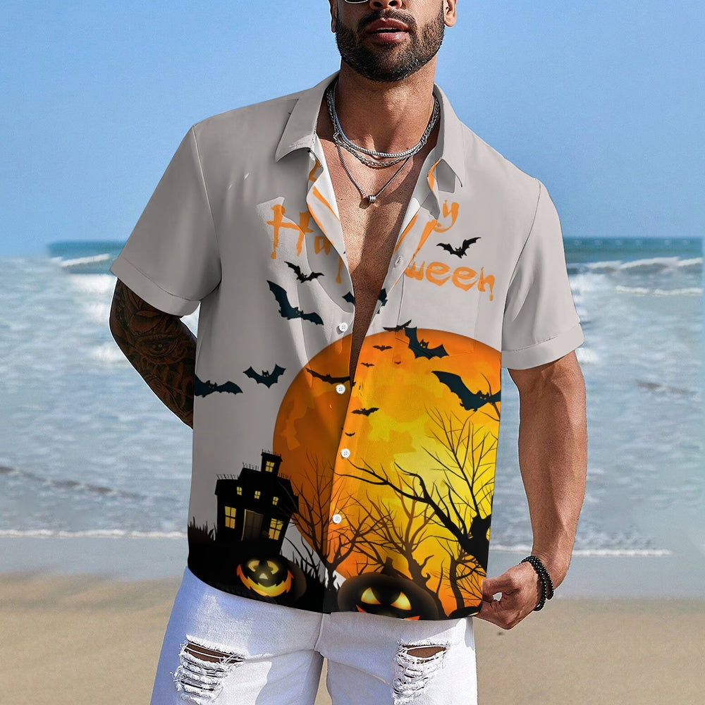 Men's Hawaiian Casual Short Sleeve Shirt 2408007685