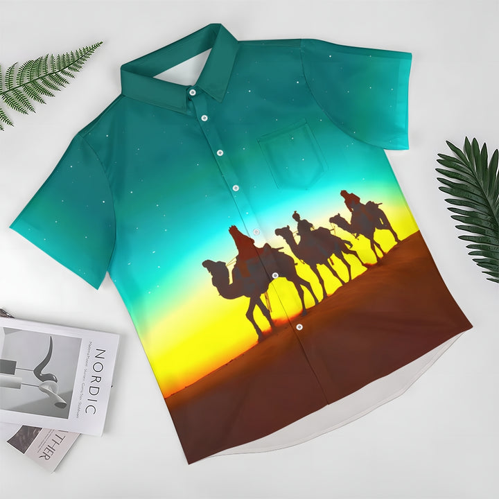 Three Kings Day Epiphany Prints Short Sleeve Shirt 2411011907