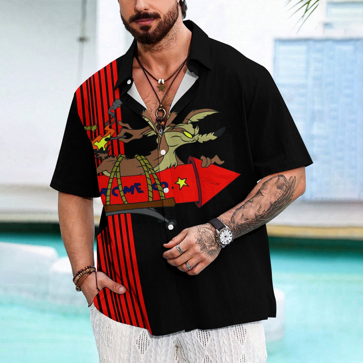 Men's Hawaiian Casual Short Sleeve Shirt 2410008806