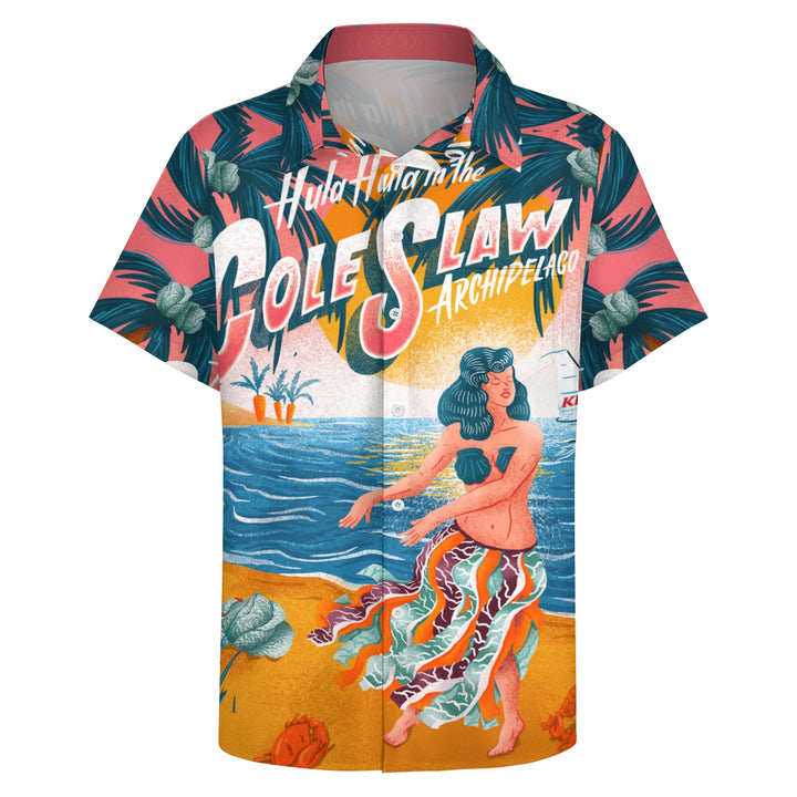 Men's Hawaiian Casual Short Sleeve Shirt 2403000667