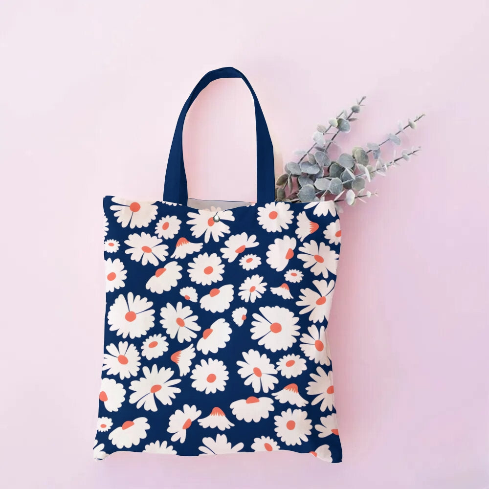 Fashion Floral Print Casual Print Tote Bag