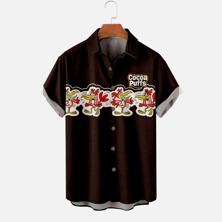 Vintage Cocoa Puffs Cereal Short Sleeve Shirt