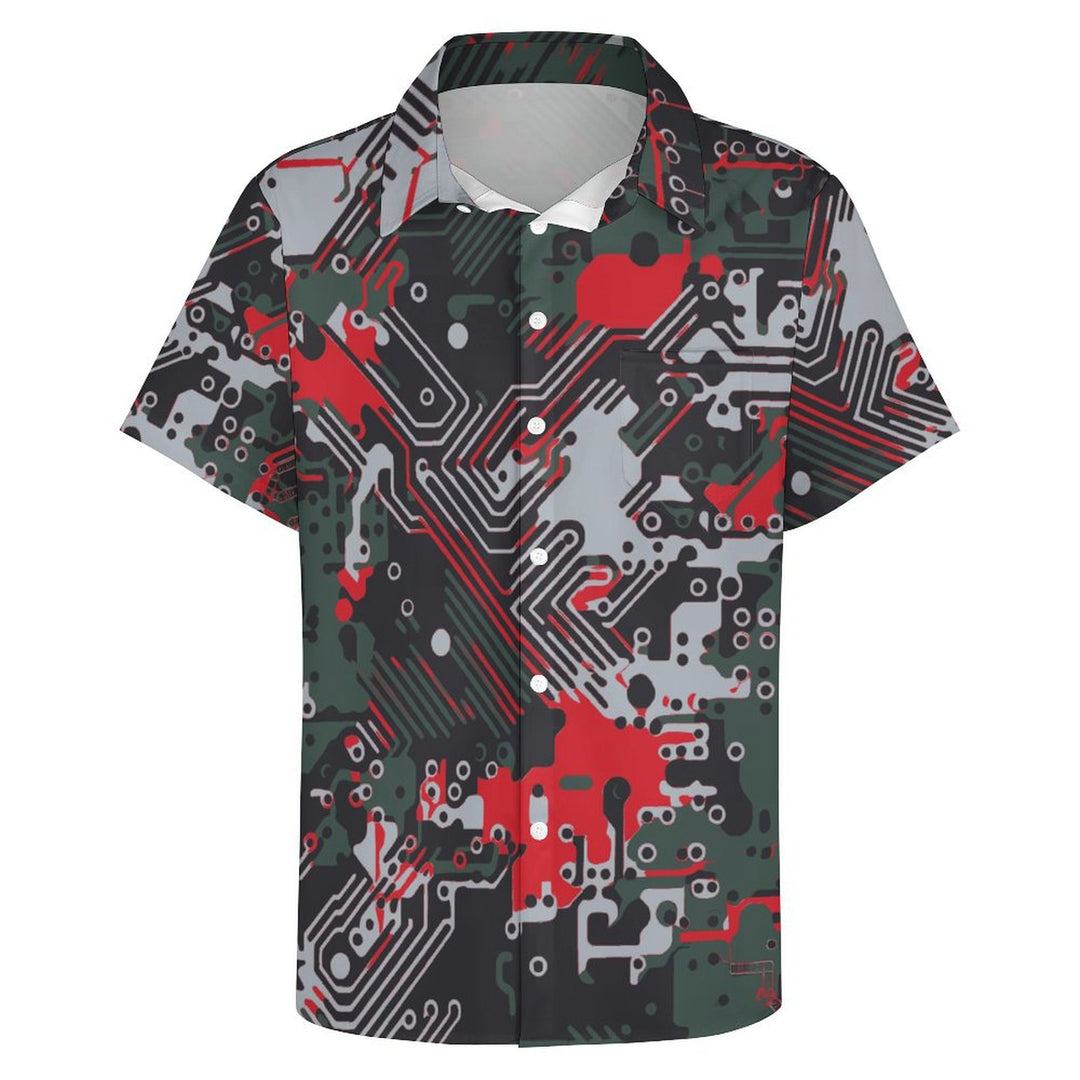 Men's Casual Short Sleeve Shirt 2402000156