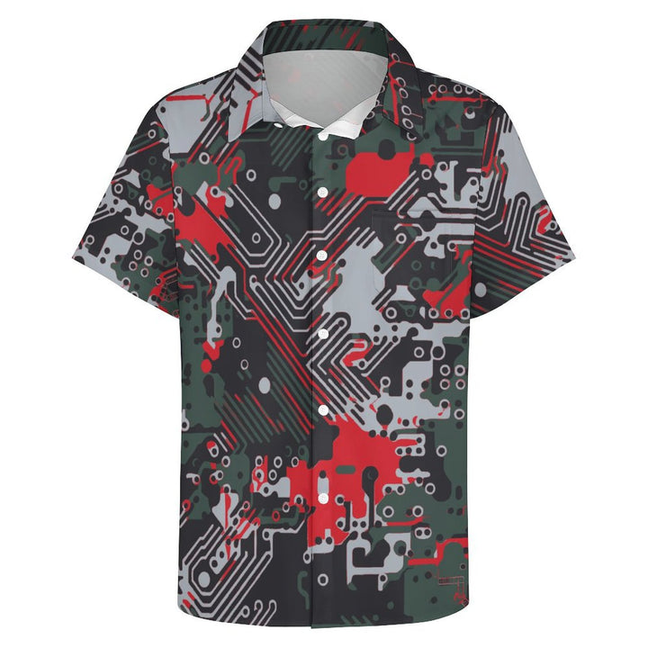 Men's Casual Short Sleeve Shirt 2402000156