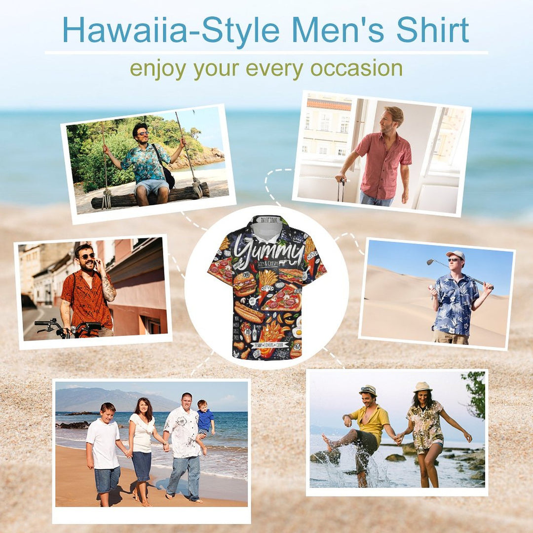 Men's Gourmet Print Resort Shirt 2310000642
