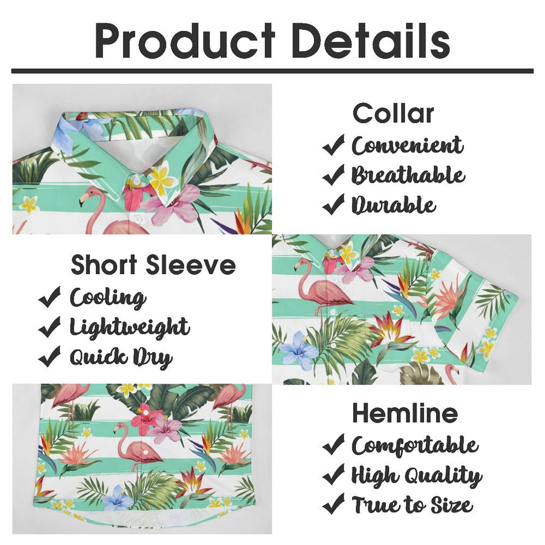 Men's Hawaiian Casual Short Sleeve Shirt 2401000232