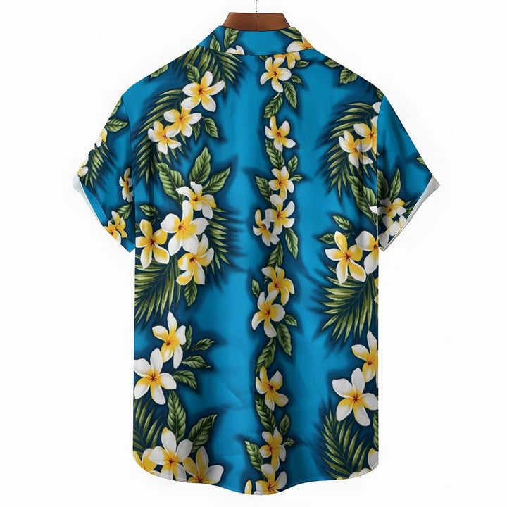 Aloha Classic Floral Hawaiian Casual Short Sleeve Shirt 2402000021