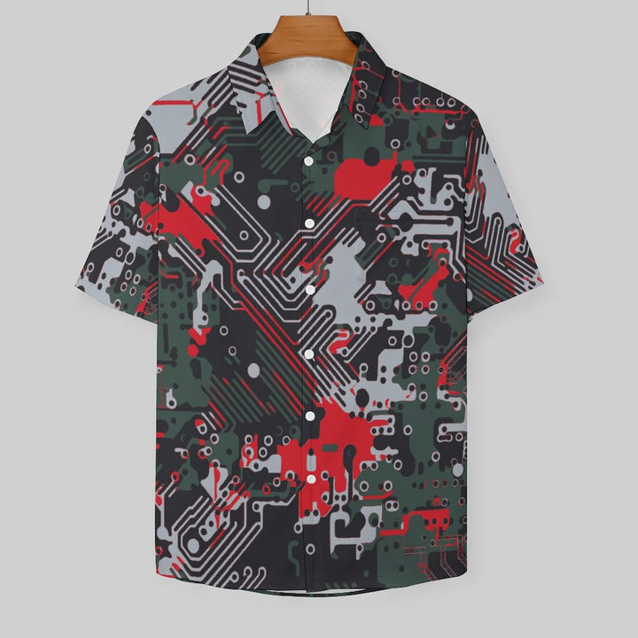 Men's Casual Short Sleeve Shirt 2402000156