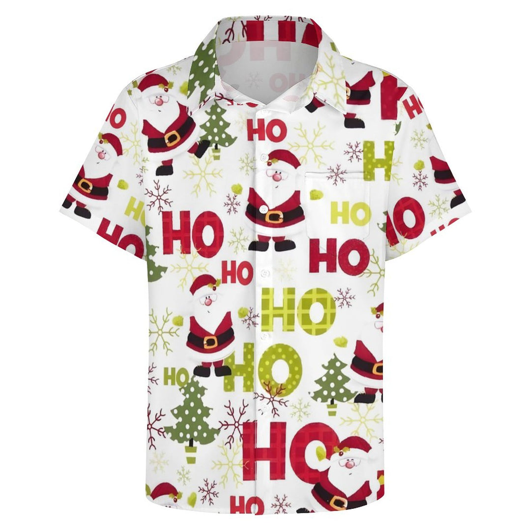 Christmas Santa Casual Short Sleeve Shirt 2311000054