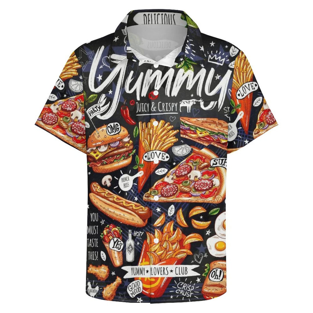 Men's Gourmet Print Resort Shirt 2310000642