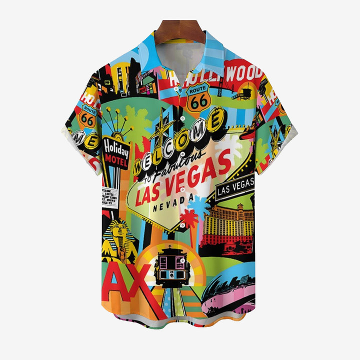 Men's Las Vegas Casual Short Sleeve Shirt 2401000244