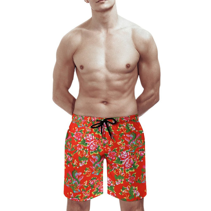 Men's Printed Sports Beach Shorts 2401000327