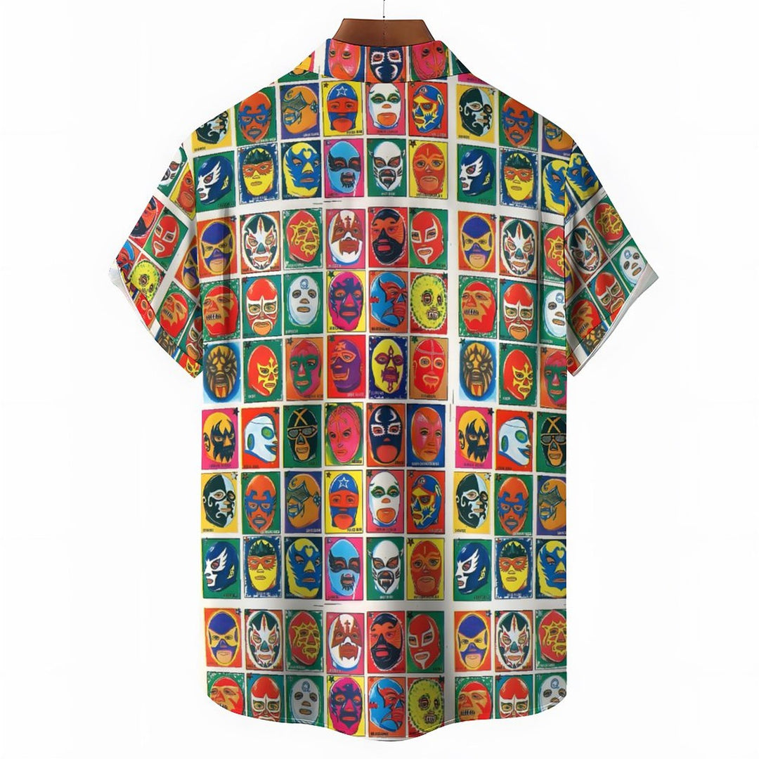 Mexican Cultural Gladiator Casual Short Sleeve Shirt 2312000468 – CHICHIM