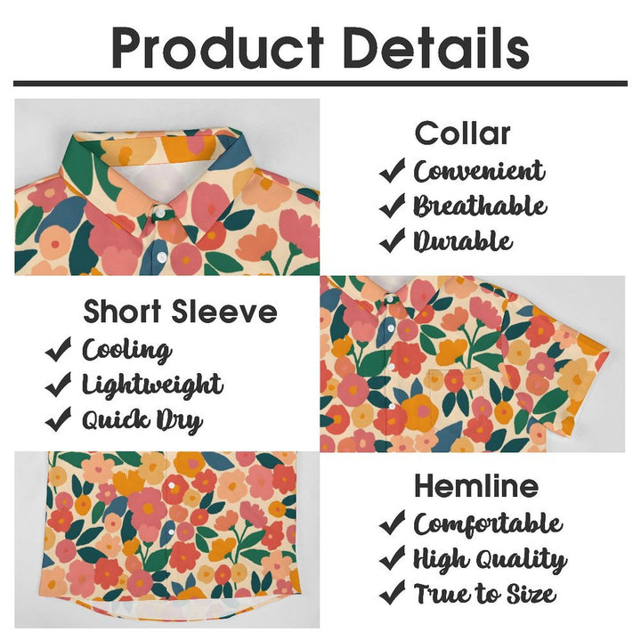 Aloha Floral Casual Short Sleeve Shirt 2402000020