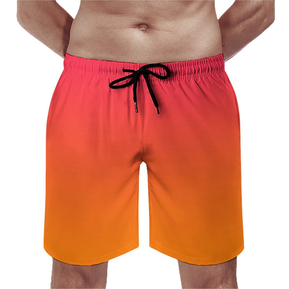 Men's Solid Colors And Gradients Beach Shorts 2312000427