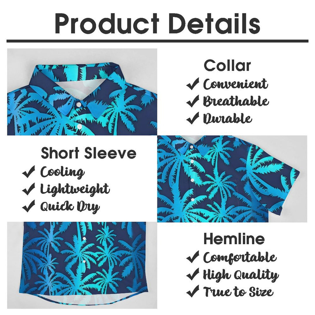 Men's Hawaiian Casual Short Sleeve Shirt 2401000287