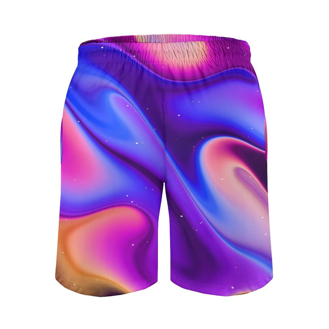 Men's Sports Gradient Color Beach Shorts 2312000529