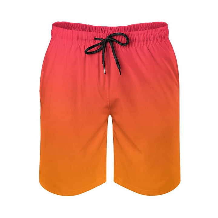 Men's Solid Colors And Gradients Beach Shorts 2312000427