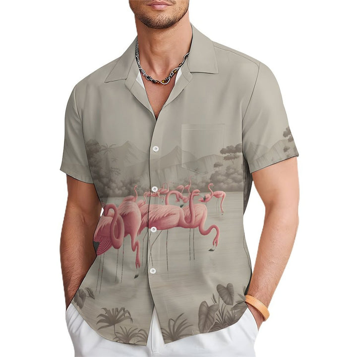 Men's Hawaiian Casual Short Sleeve Shirt 2401000281