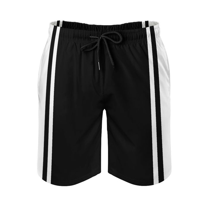 Men's Sports Stripes Beach Shorts 2401000149