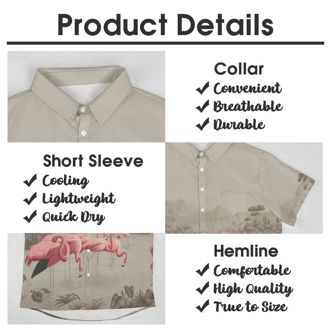 Men's Hawaiian Casual Short Sleeve Shirt 2401000281