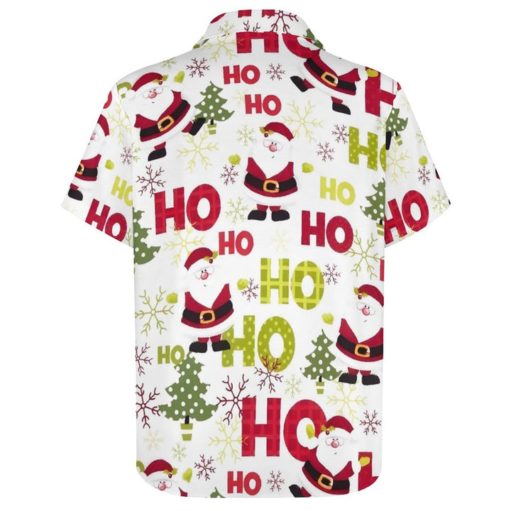 Christmas Santa Casual Short Sleeve Shirt 2311000054