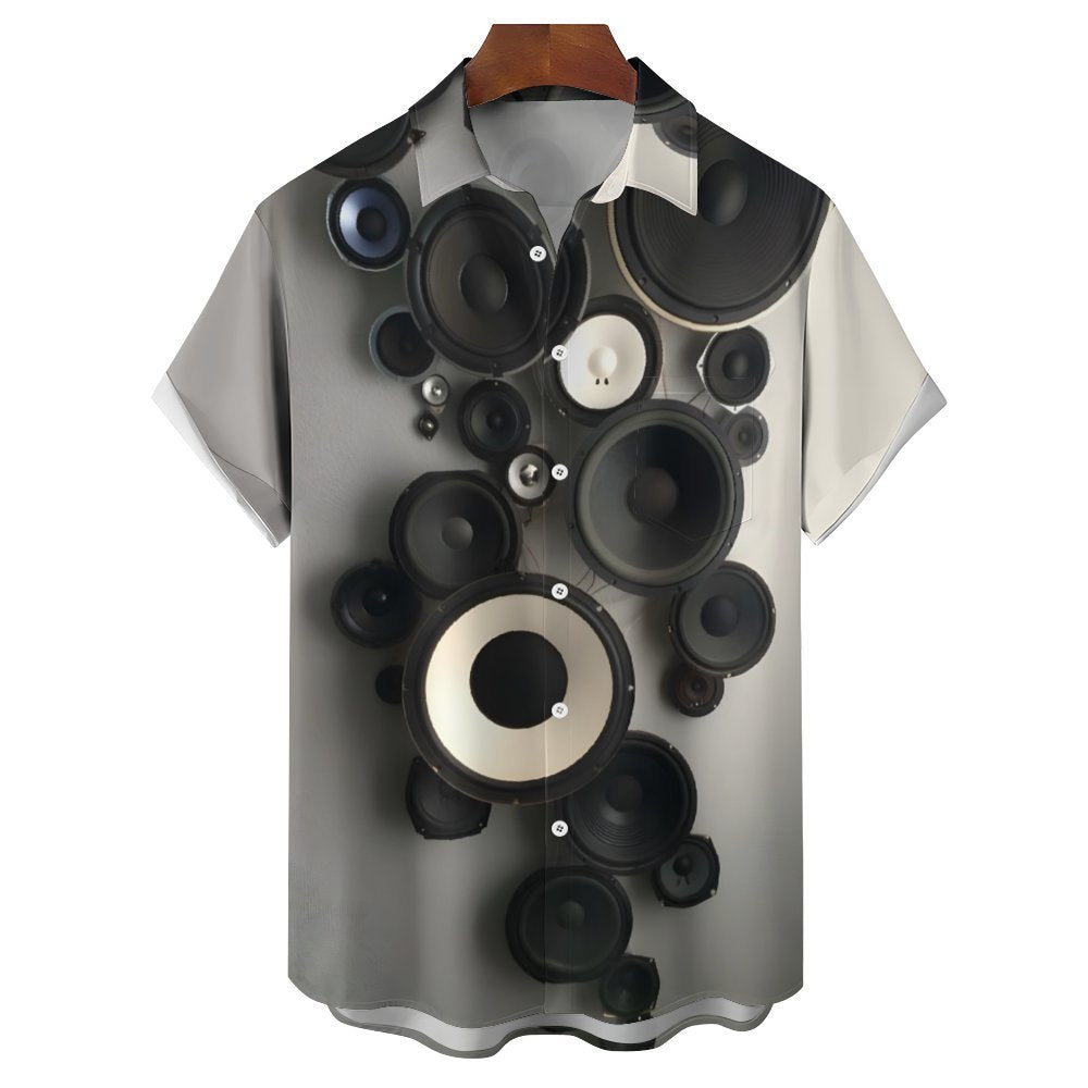 Men's Audio Casual Short Sleeve Shirt 2312000319