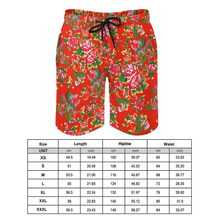 Men's Printed Sports Beach Shorts 2401000327