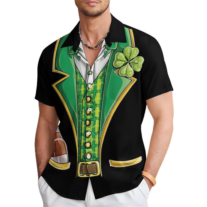 Men's St. Patrick's Day Short Sleeve Shirt 2312000330