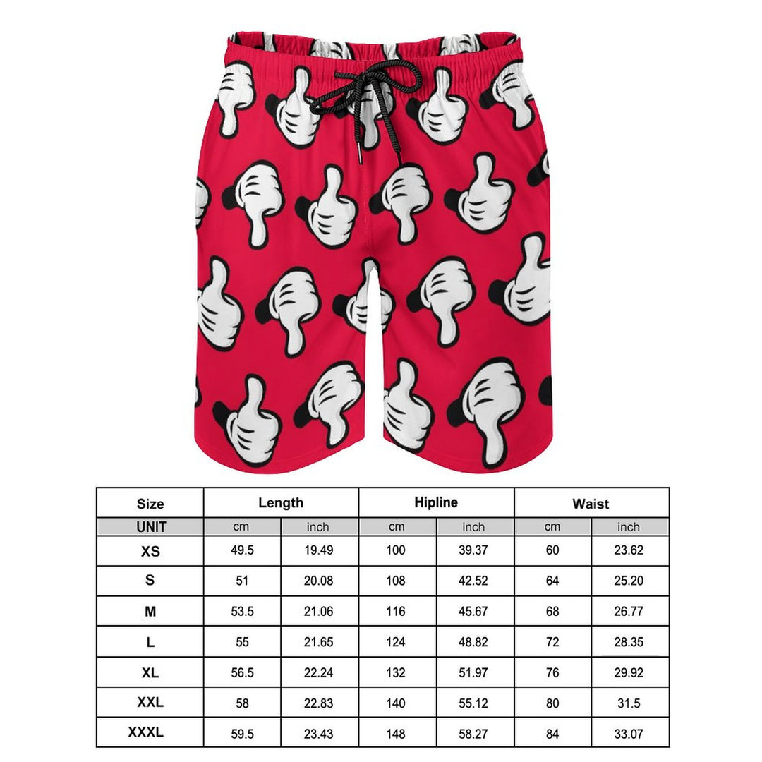 Men's Sports Cartoon Beach Shorts 2402000213