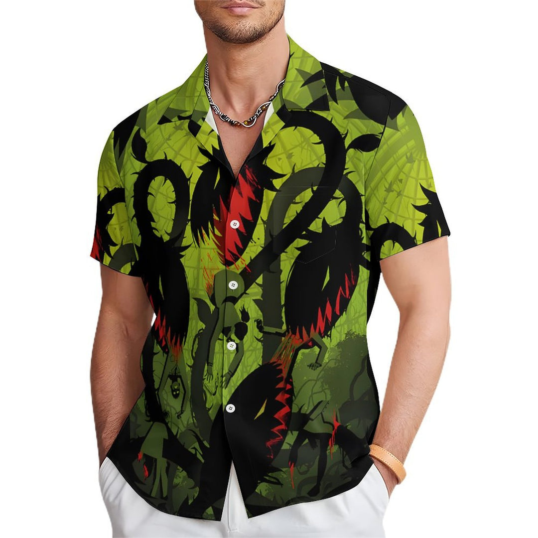 Men's Hawaiian Casual Short Sleeve Shirt 2401000242