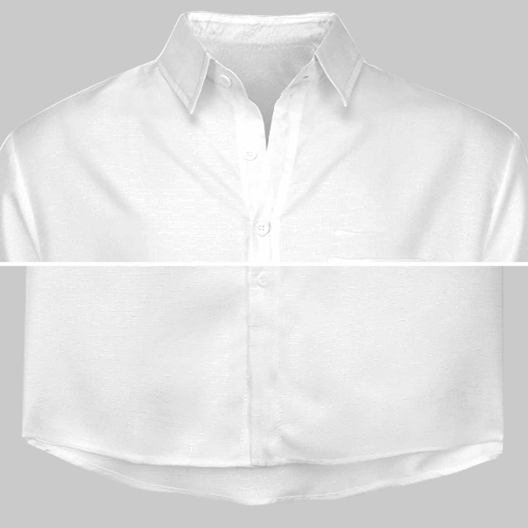 Christmas Decorated Chest Pocket Short Sleeve Casual Shirt 2311000132