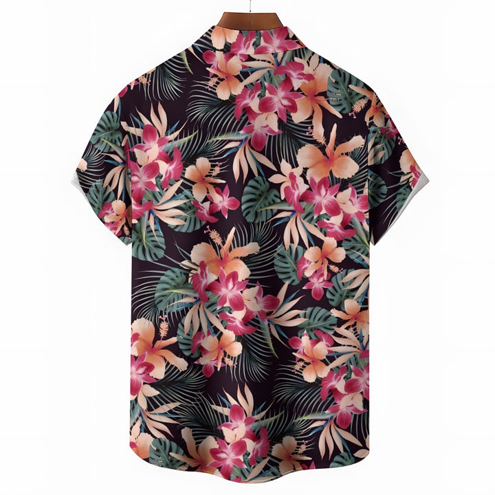 Men's Hawaiian Casual Short Sleeve Shirt 2403000338
