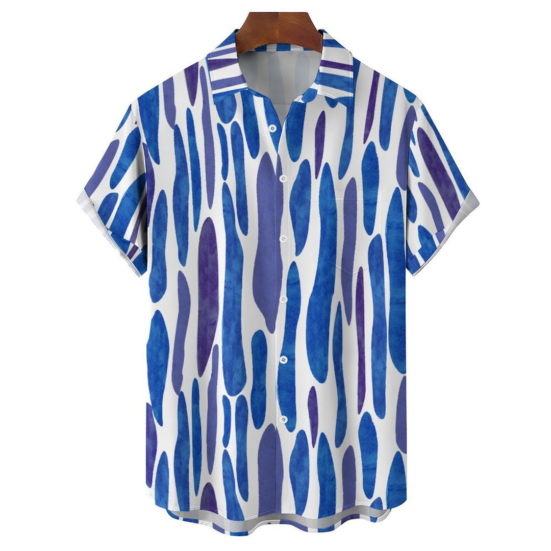 Men's Hawaiian Casual Short Sleeve Shirt 2401000266