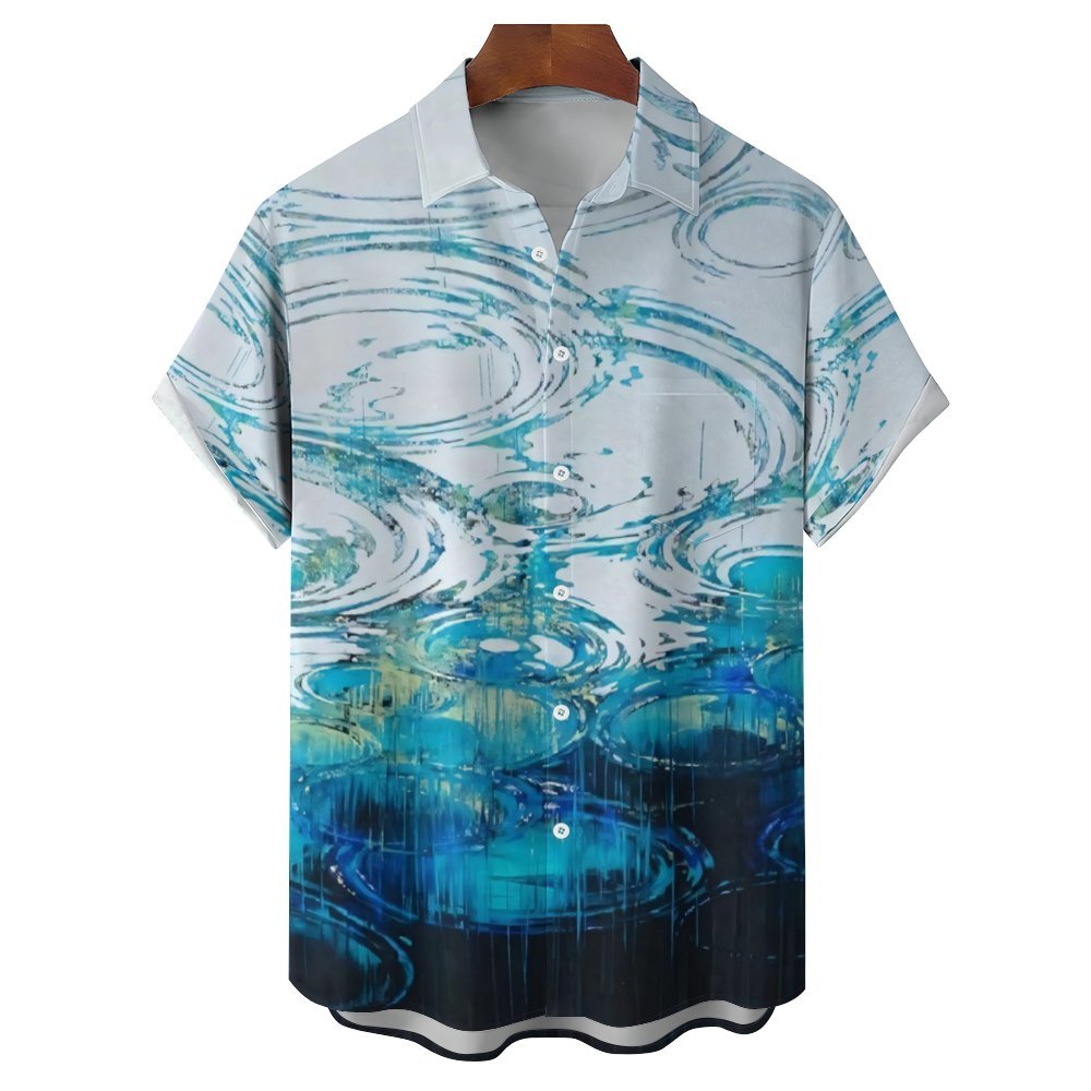 Men's Hawaiian Casual Short Sleeve Shirt 2402000158