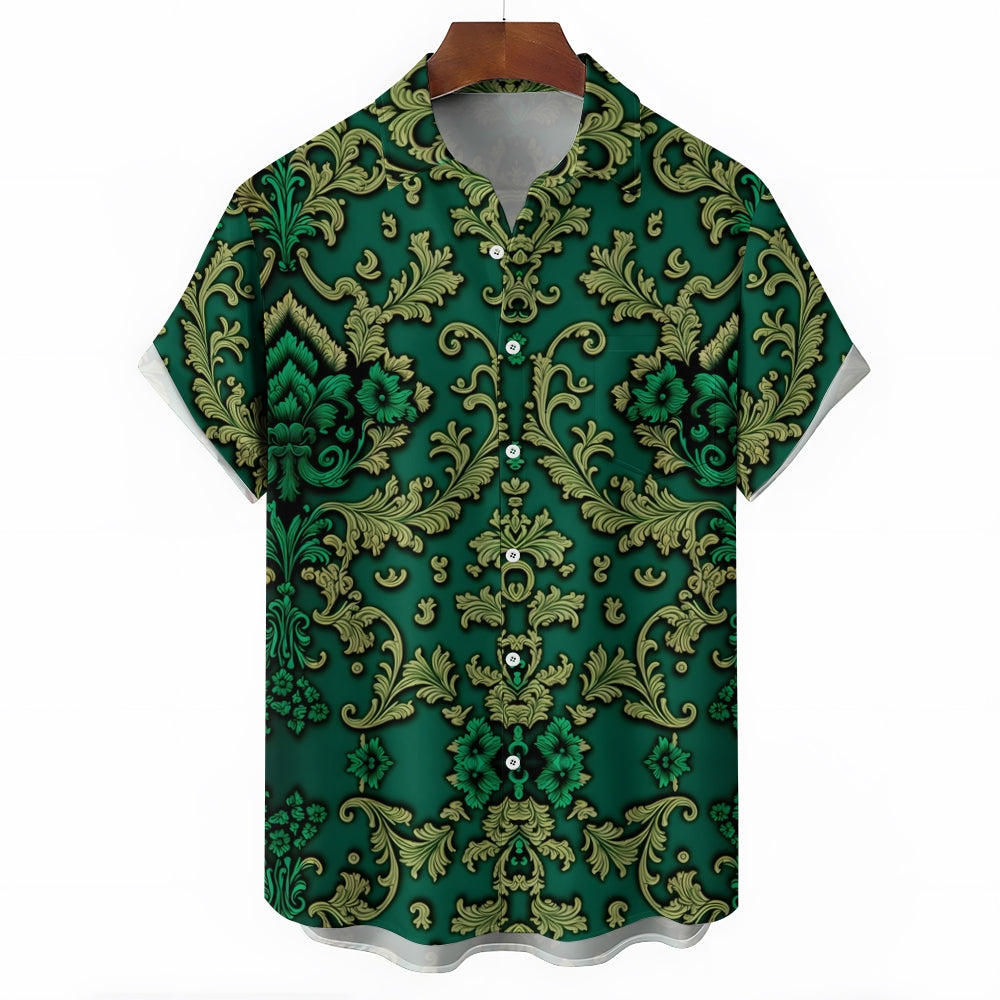 Men's Hawaiian Casual Short Sleeve Shirt 2403000247