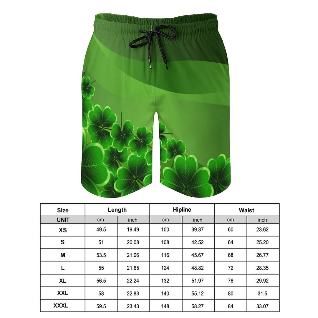 Men's St. Patrick’s Day Sports Beach Shorts 2312000420