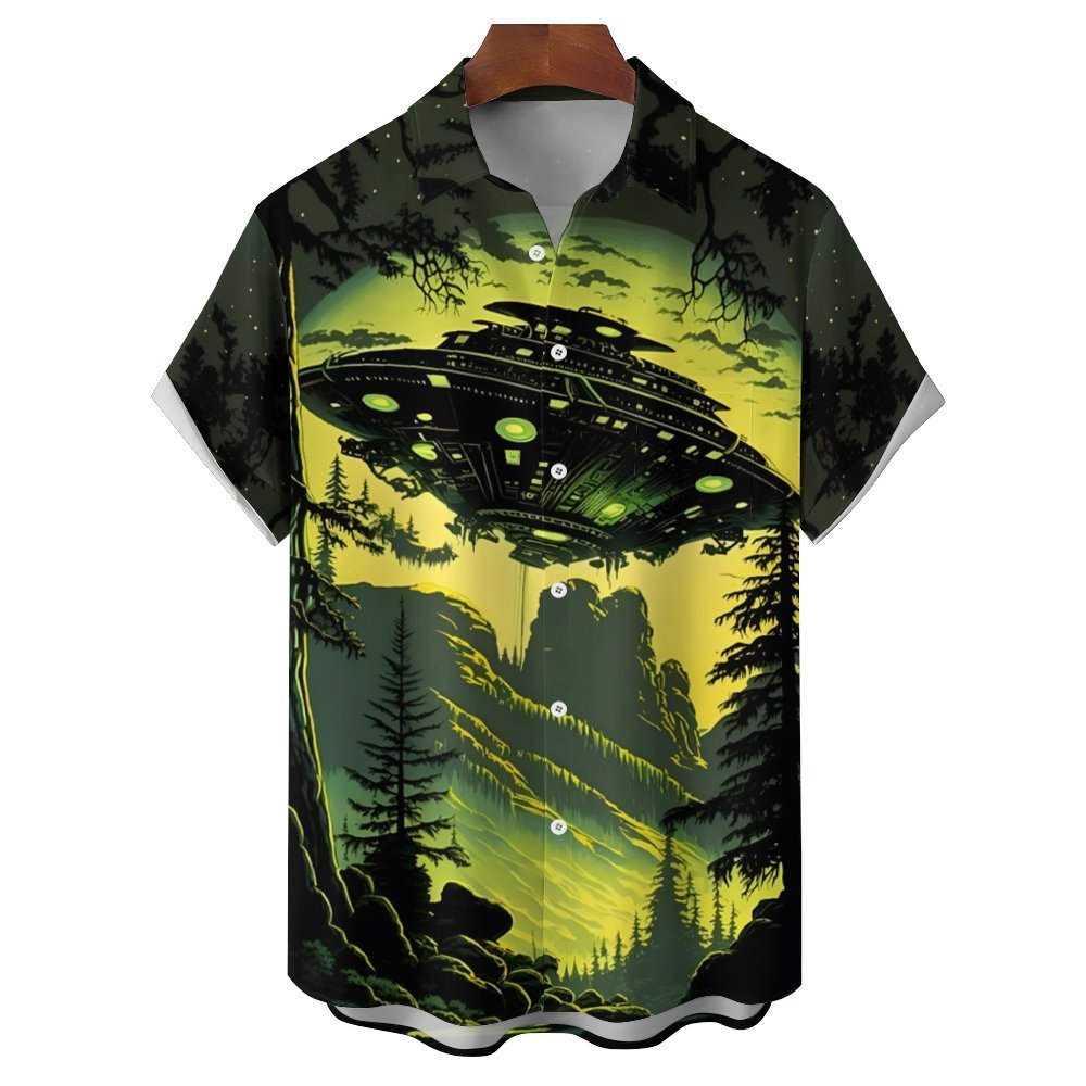 Men's UFO Casual Short Sleeve Shirt 2402000121