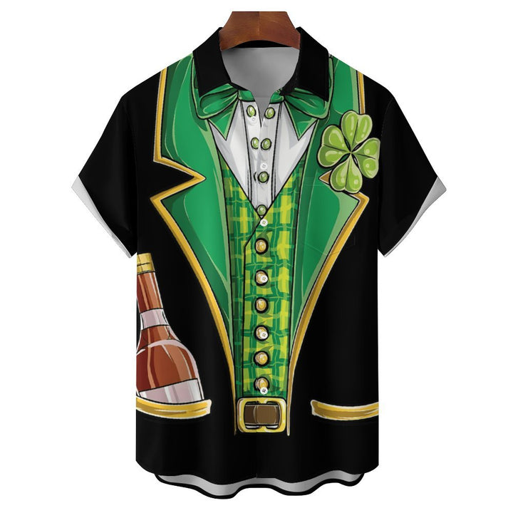 Men's St. Patrick's Day Short Sleeve Shirt 2312000330