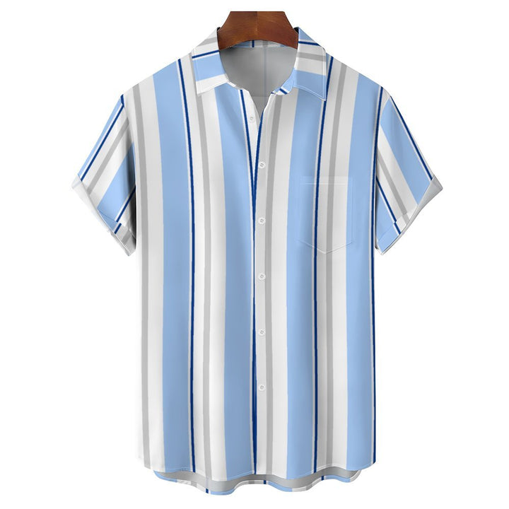 Men's Hawaiian Casual Short Sleeve Shirt 2401000254