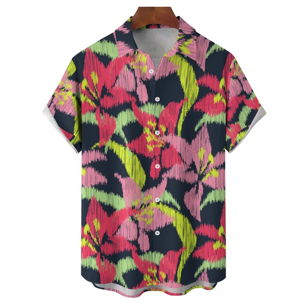 Men's Lily Casual Short Sleeve Shirt 2402000138