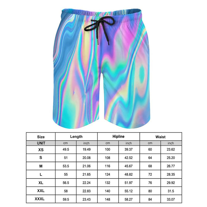 Men's Sports Gradient Color Beach Shorts 2312000532