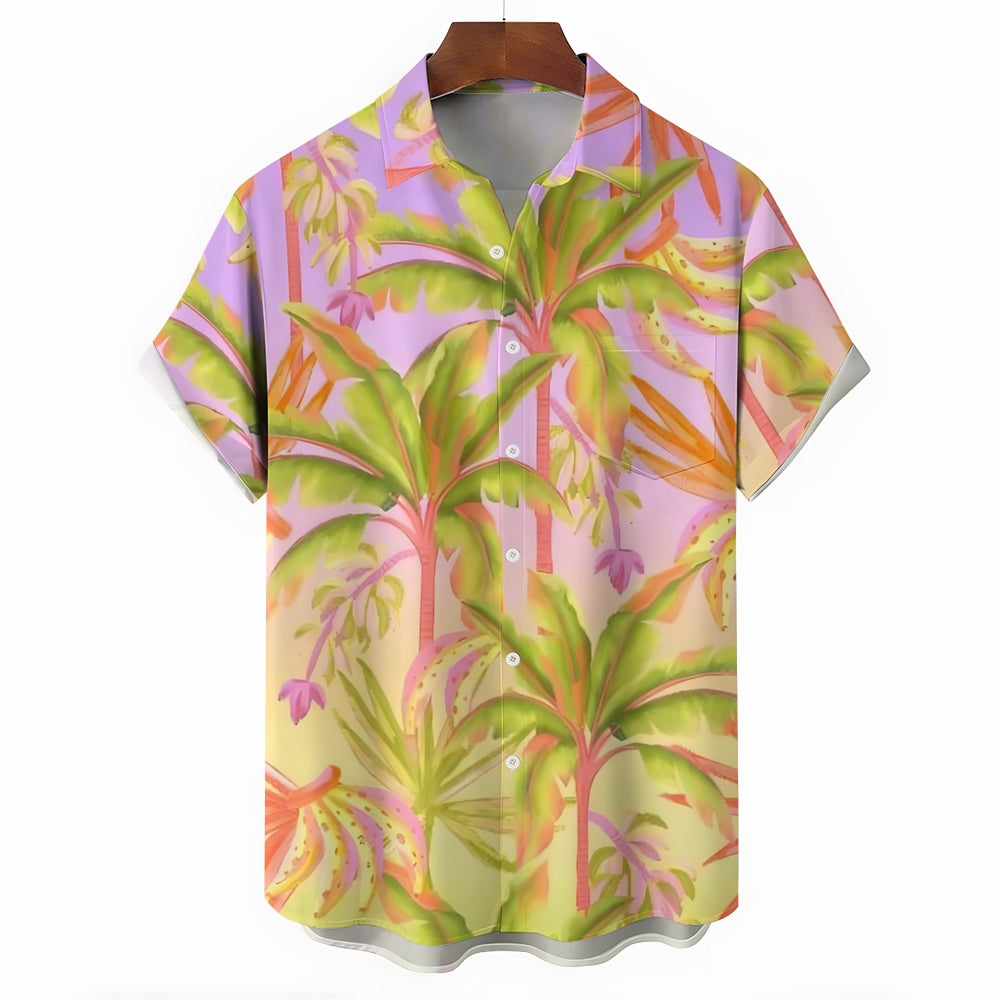 Men's Banana Tree Casual Short Sleeve Shirt 2403000400