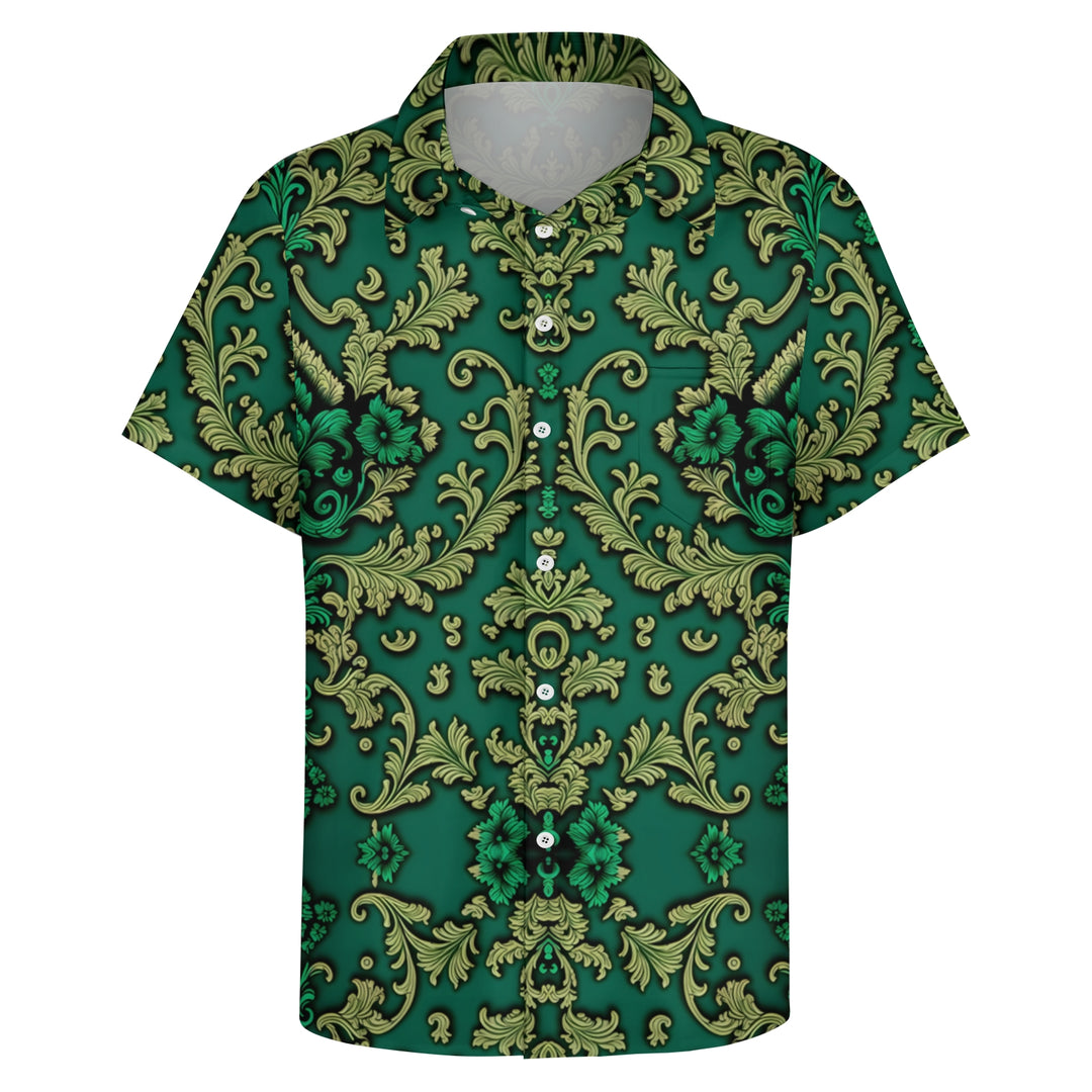 Men's Hawaiian Casual Short Sleeve Shirt 2403000247