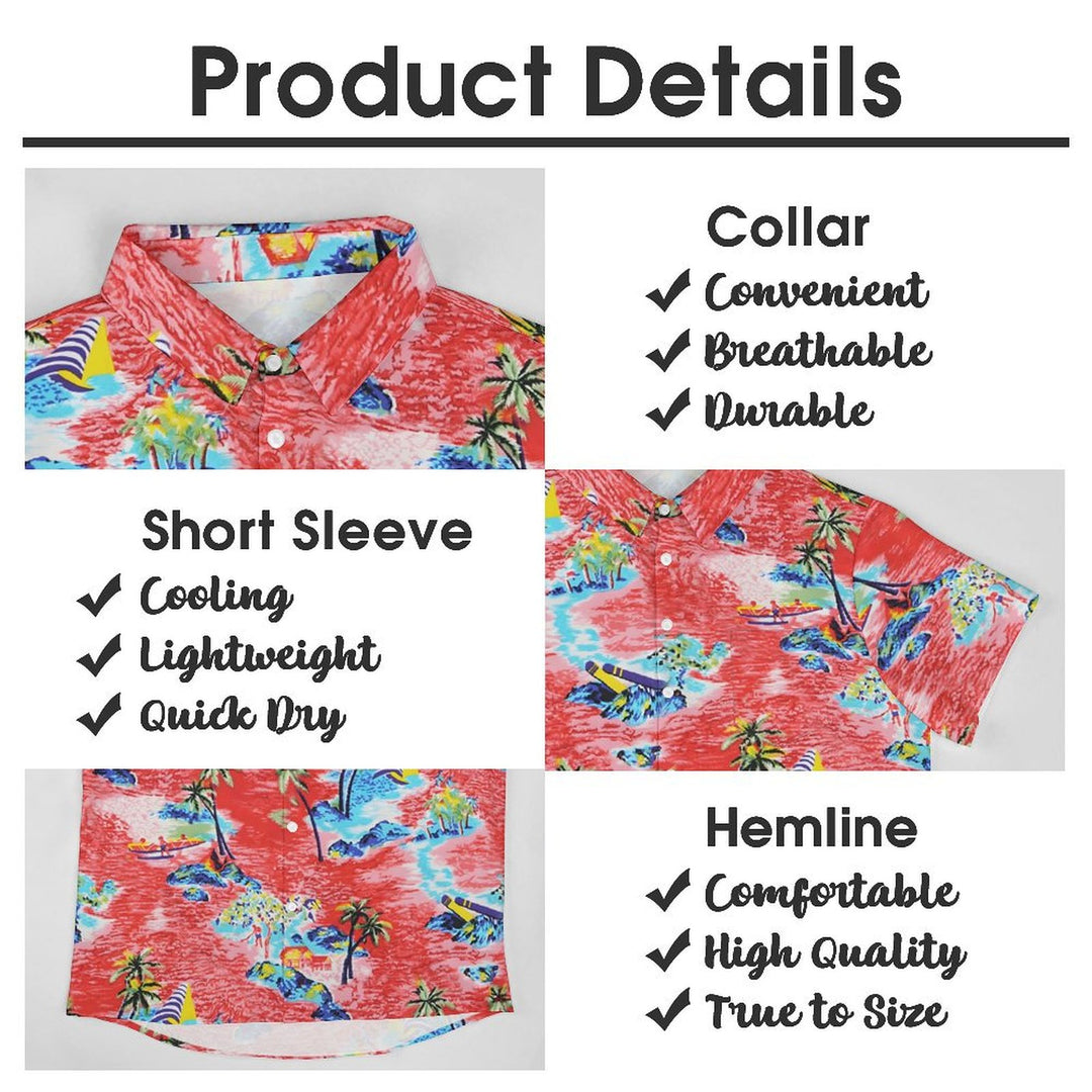 True Romance Hawaiian Casual Short Sleeve Shirt 2401000320