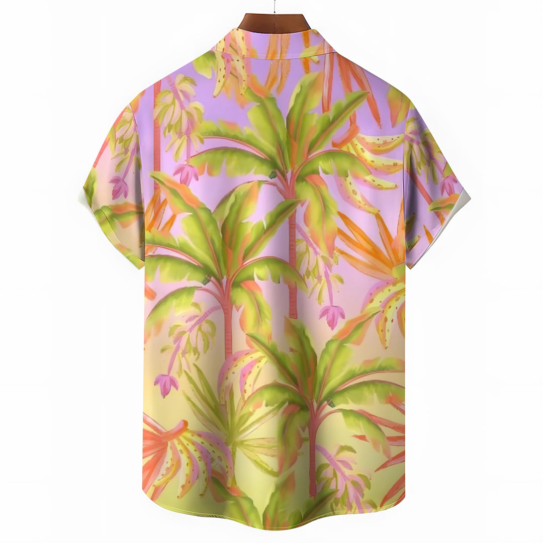 Men's Banana Tree Casual Short Sleeve Shirt 2403000400